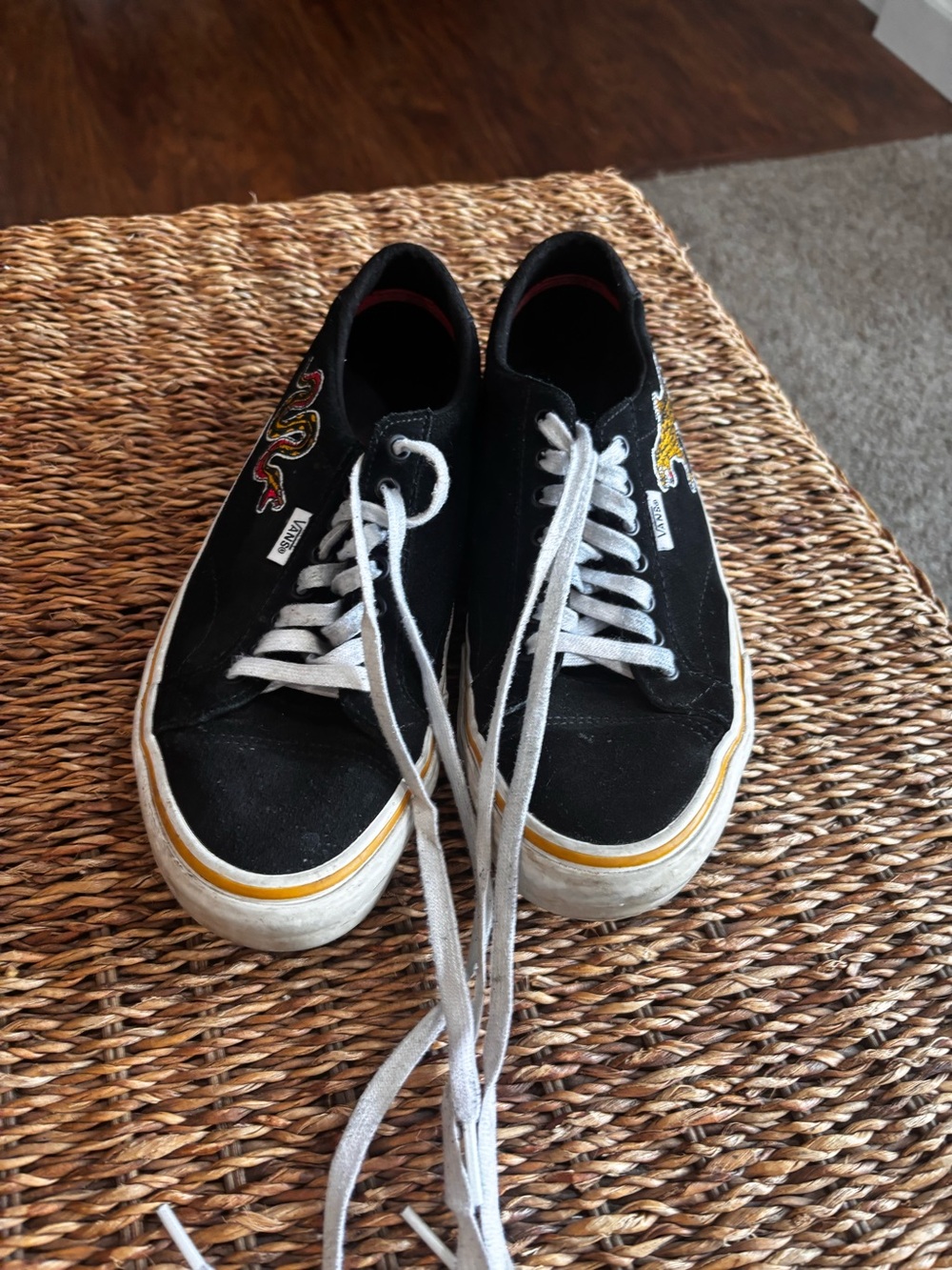 Black Low-Top Men/or Women’s Vans Canvas Sneakers